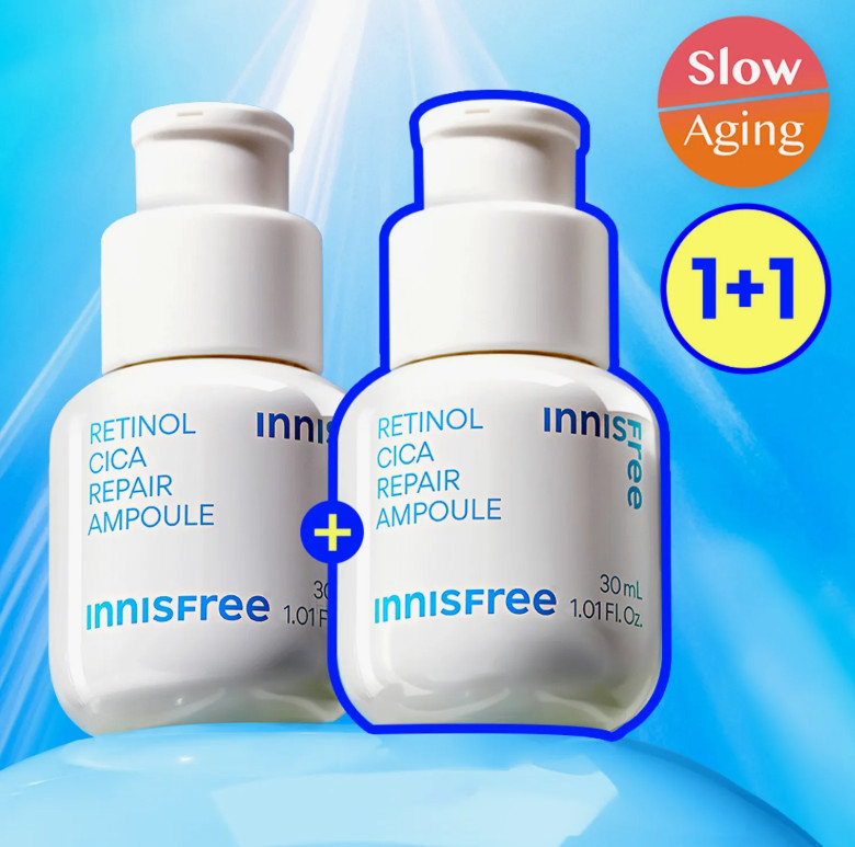 INNISFREE Retinol Cica Repair Ampoule 30ml Double Pack