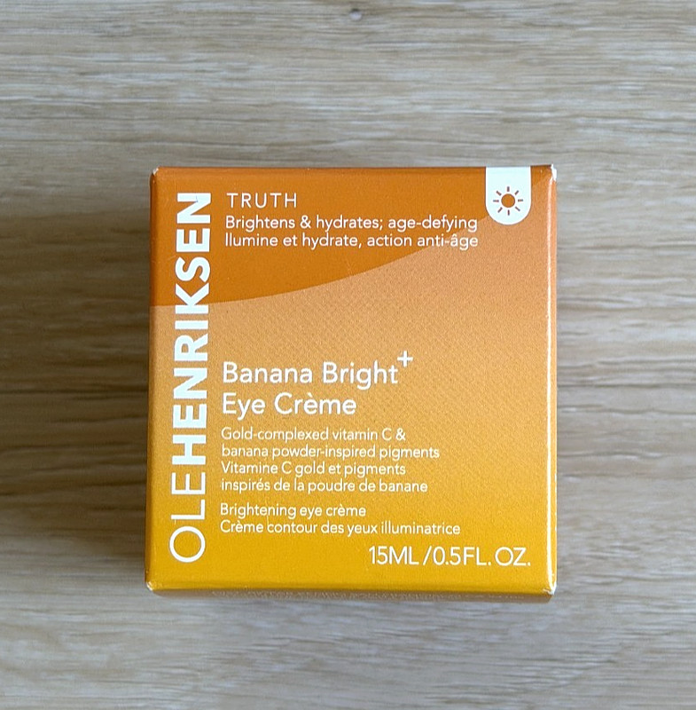 OLEHENRIKSEN Banana Bright + Vitamin C Eye Crème – 0.5 oz / 15 ml – New w/ Box