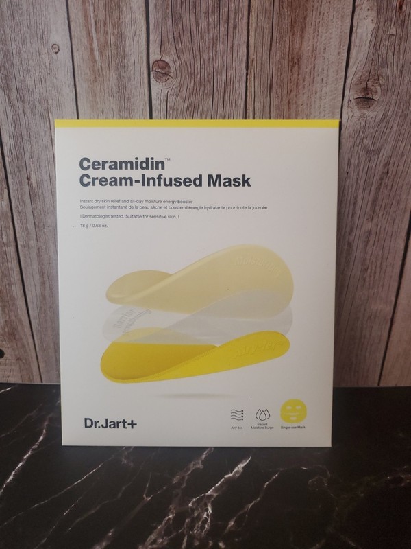 Mask Dr. Jart + Ceramadin Korean Skin Care Instant Dry Skin Relief Cream Infused