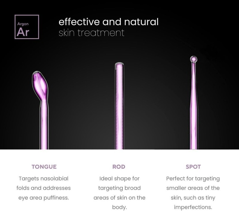 Achieve Youthful Skin with NuDerma High Frequency Wand - 6 Applicators Included gallery