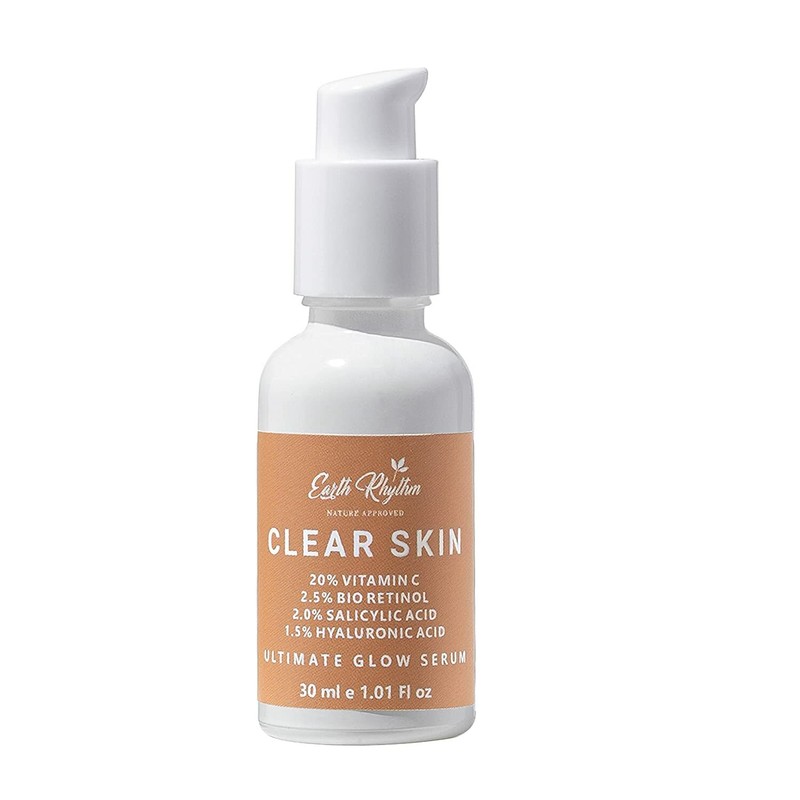 Earth Rhythm Clear Serum, Vitamic C, Certified Natural 30 ML