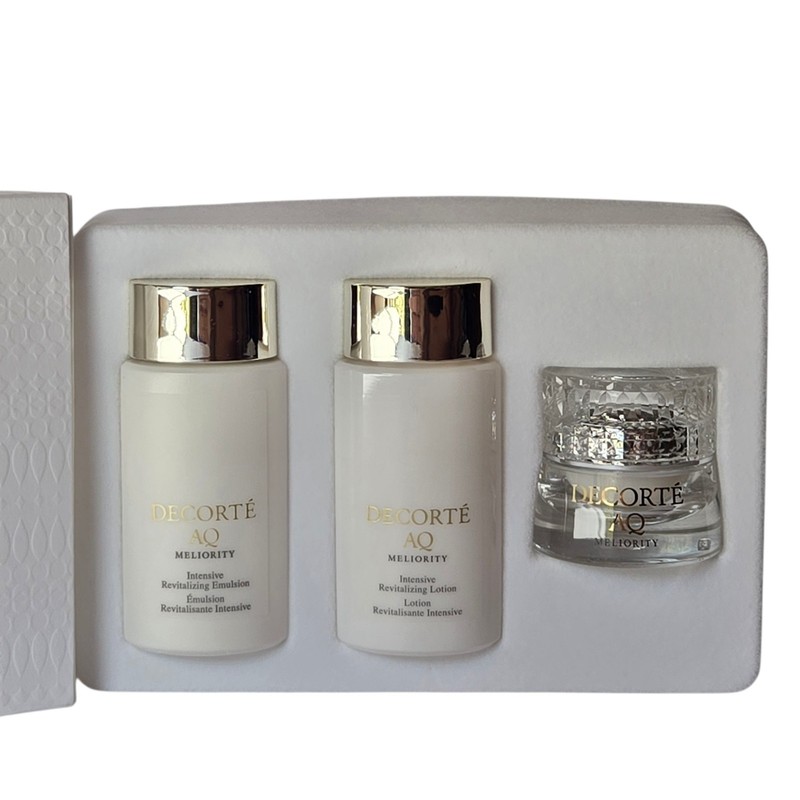 Decorte AQ Meliority Intensive Emulsion Lotion & Multi Cream Set NEW NIB gallery