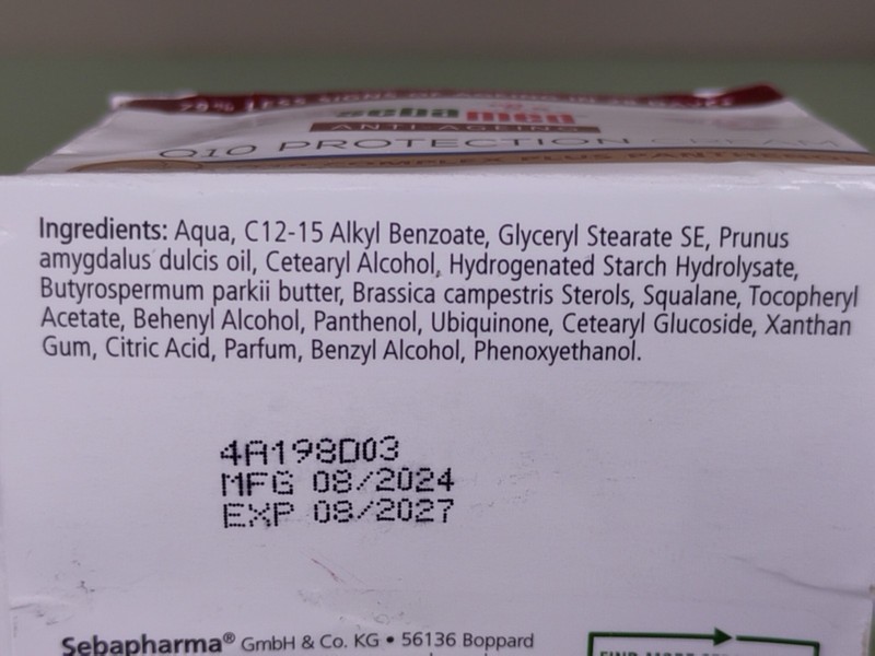 SebaMed Anti Ageing Q10 Protection Cream 50ml 1.7oz Exp 08/2027 gallery