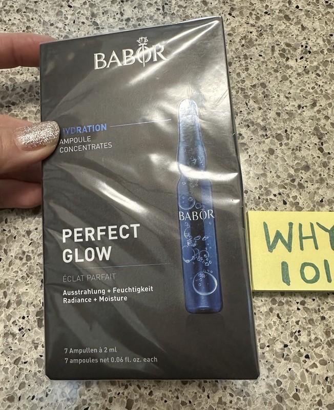 BABOR PERFECT GLOW 7 Ampoules HYDRATION .06oz/2mL Each X7 $ gallery