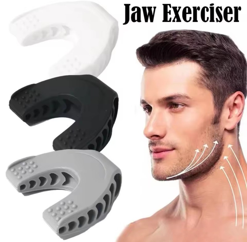 Jaw Exerciser Neck Toning Jawline Face Muscle Trainer V Shape Random Color