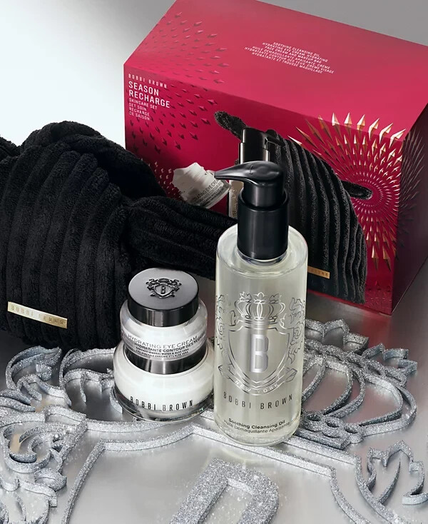 LUXURY BOBBI BROWN 4PC SEASON RECHARGE SKINCARE GIFT SET NEW IN RETAIL BOX