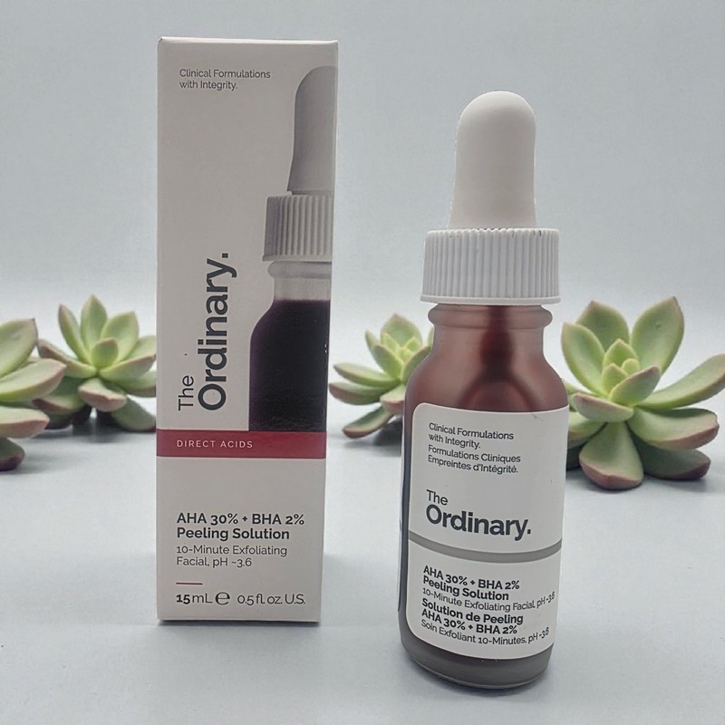 The Odinary AHA 30% + BHA 2% Peeling Solution 15ml NIB