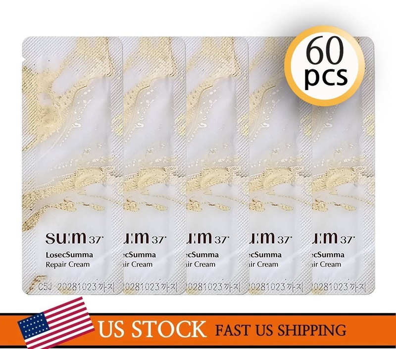 SU:M37 LosecSumma Repair Cream 1ml x 60pcs (60ml) Premium K-Beauty