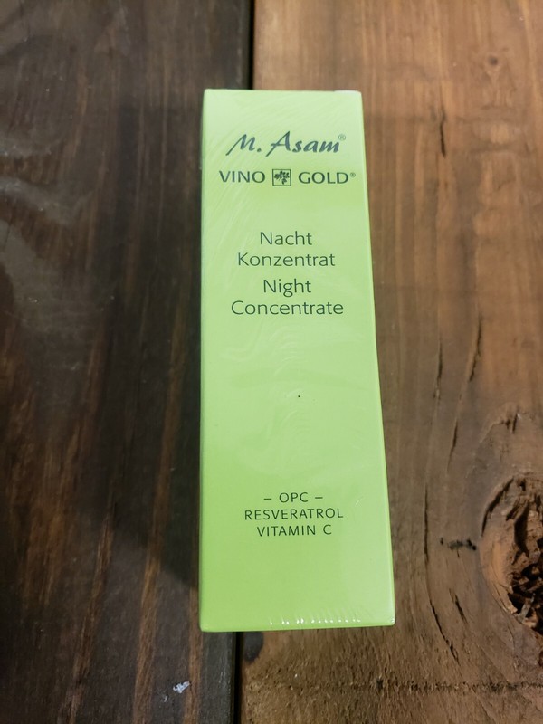 M. Asam Vino Gold Night Concentrate Serum Resveratrol Vitamin C NIB
