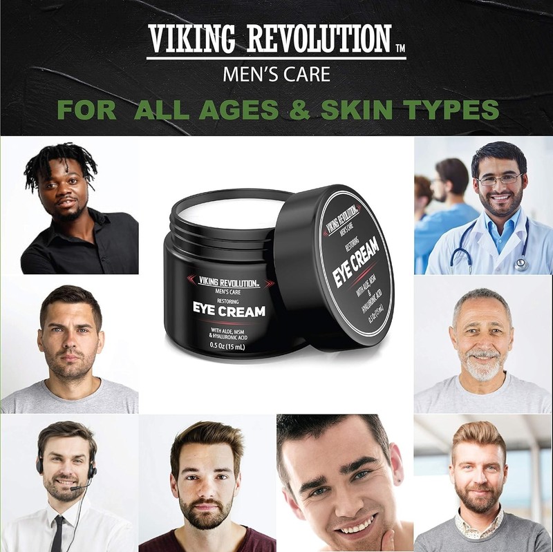 Men's Eye Cream - Natural Anti-Aging, Dark Circle Treatment, Reduces Puffiness,, gallery