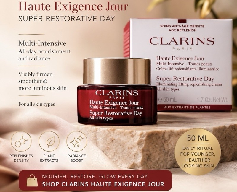Clarins Super Restorative Lifting Replenishing Day Cream 1.7 oz – Sealed, New!