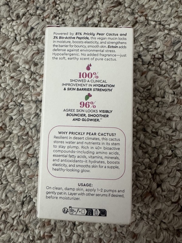 Glow Recipe Prickly Pear Peptide Mucin SERUM ~ 40mL / 1.35 Fl Oz (NEW in box) gallery