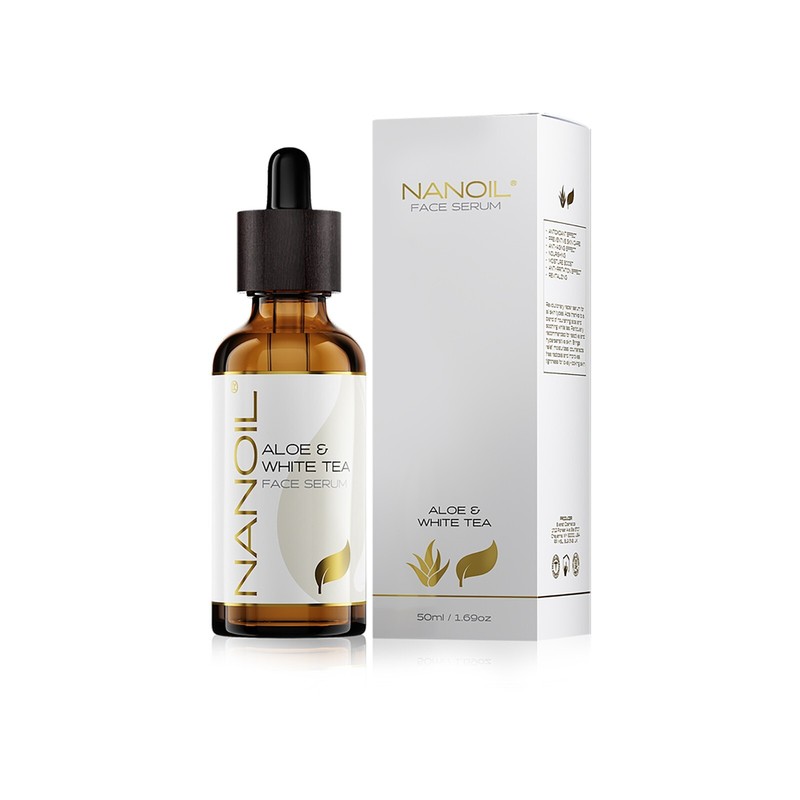 Nanoil Aloe & White Tea Face Serum 50ml – Nourishing, Revitalizing, Age-Defying