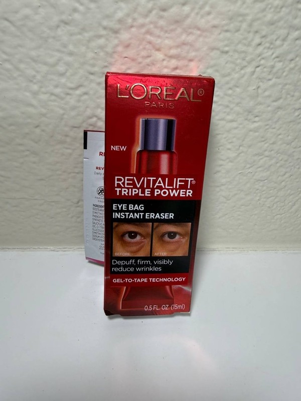 L'Oreal Paris Revitalift Triple Power Eye Bag Instant Eraser, 0.5 oz + Sample gallery