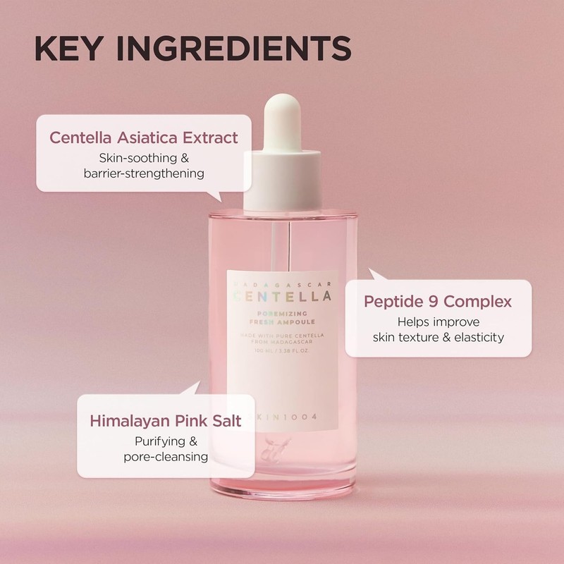 Madagascar Centella Hydrating Ampoule 100ml - Soothing Pore-Cleansing Serum gallery