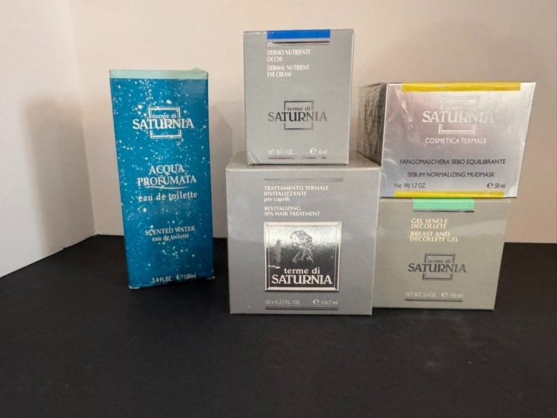 Terme di Saturnia Mixed Skincare Lot 5 NIB Acqua Profumata Eye Cream Hair