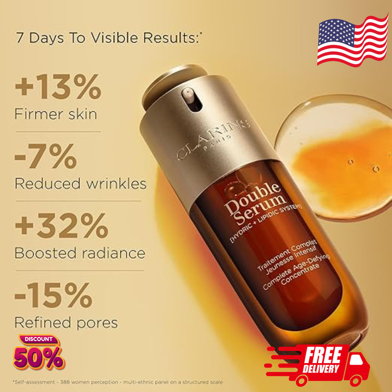 Double Phase Anti-Aging Face Serum 30ml | Firming, Smoothing & Radiance Boost |
