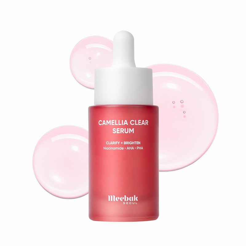 Camellia Clear Daily Exfoliating Serum – 2% Niacinamide + AHA & PHA, Gentle Chem