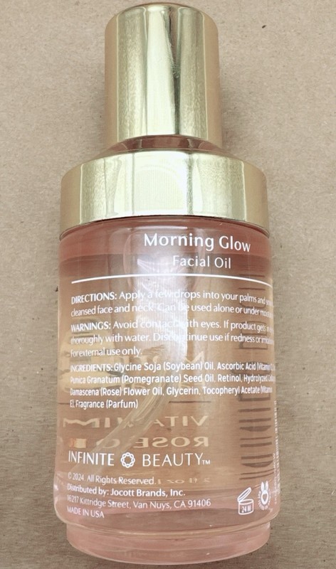 Infinite Beauty Morning Glow Facial Oil Vitamin C + Rose Oil 2 fl oz New gallery