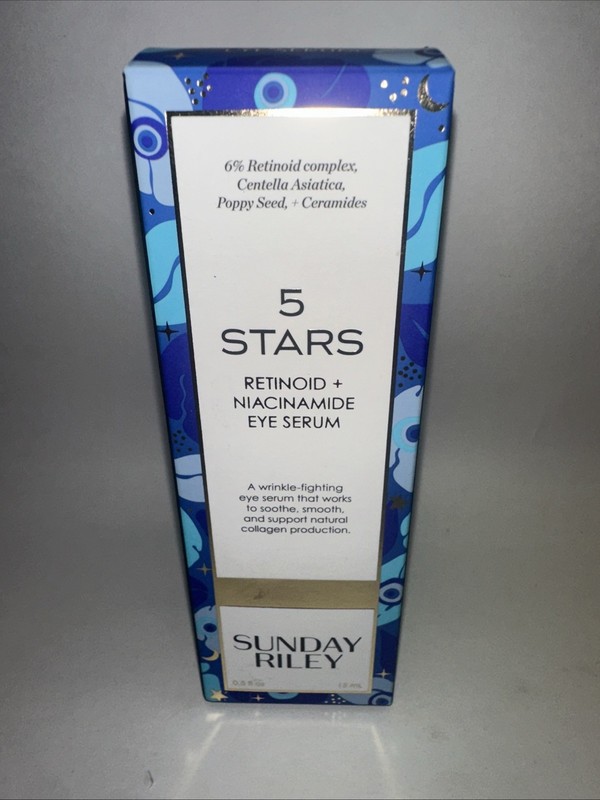 NEW Sunday Riley 5 Stars Retinoid + Niacinamide Eye Serum