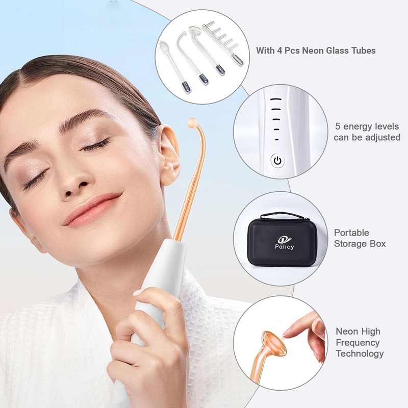 High Frequency Facial Wand- Portable Handheld High Frequency Facial Machine Skin gallery
