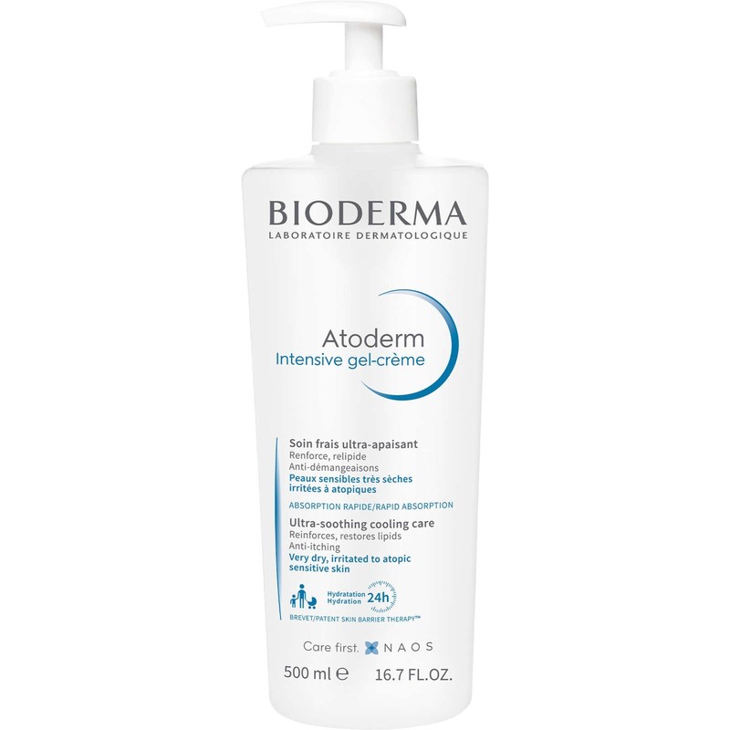 Bioderma Atoderm Intensive Gel Cream Ultra Soothing Anti Itching 500ml NEW