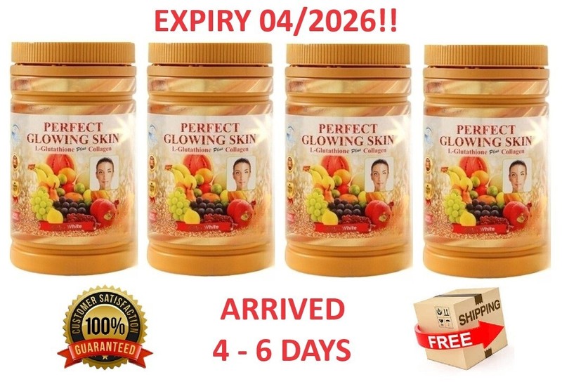 4 Jars Phyto Perfect Glowing Skin L-Glutathione Plus Collagen By DSM FreshStocks