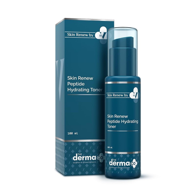 The Derma Co .X Dr.V Skin Renew Peptide Hydrating Toner+Hyaluronic Acid-100ml