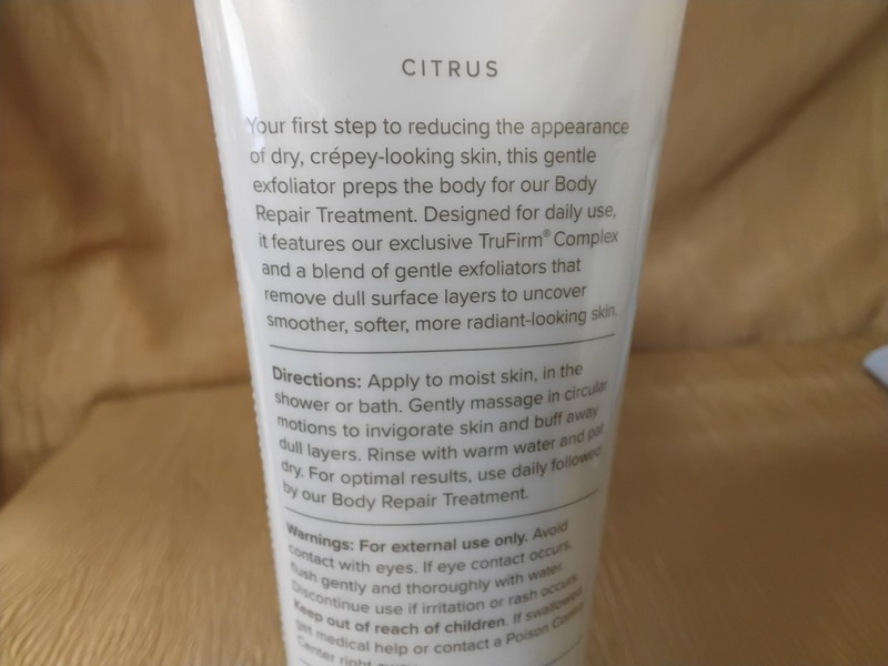 BODY FIRM Crepe Erase Body Refining Exfoliant-285ml/10 fluid oz-New/Sealed Tube gallery