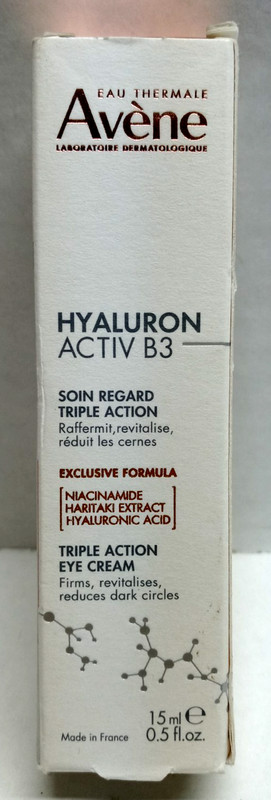 Avene Hyaluron Activ B3 Triple Correction Eye Cream Anti-Aging 0.5floz 01/27 NEW
