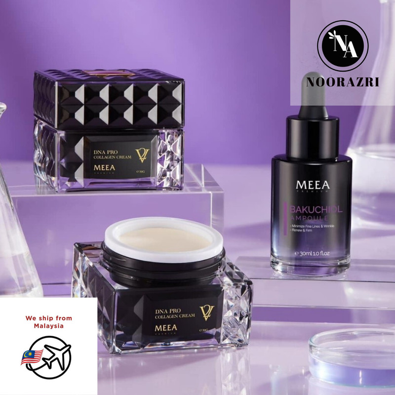 MEEA -Big size EXP.2028 DNA Pro Collagen Cream 30g + V2 BAKUCHIOL AMPOULE 30ml gallery