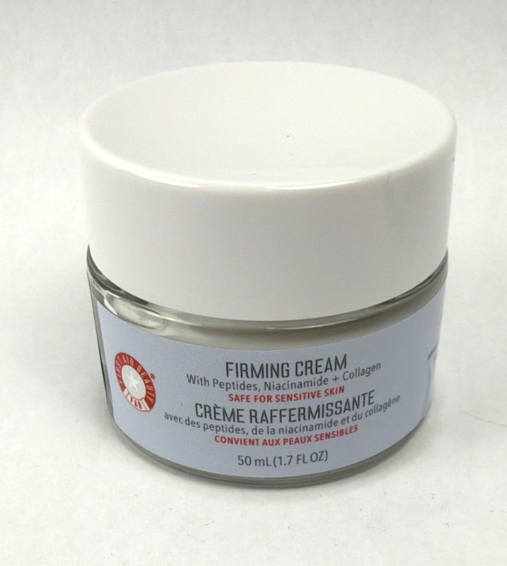 First Aid Beauty FAB Firming Cream Peptides Niacinamide Collagen 1.7oz 50ml