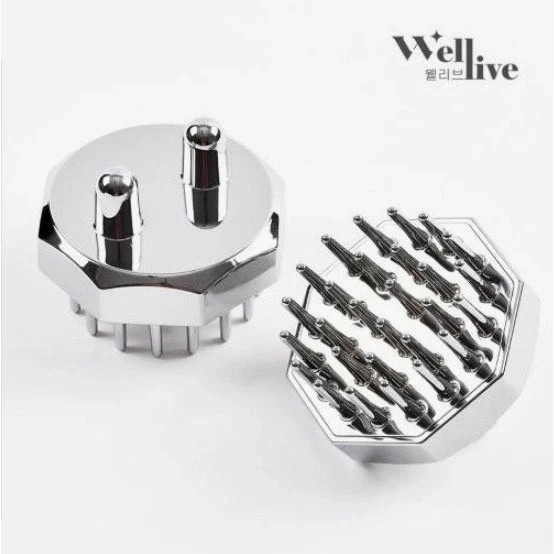WELLIVE Scalp Brush Gua Sha/Massager Head Massage / Hair Care Tool