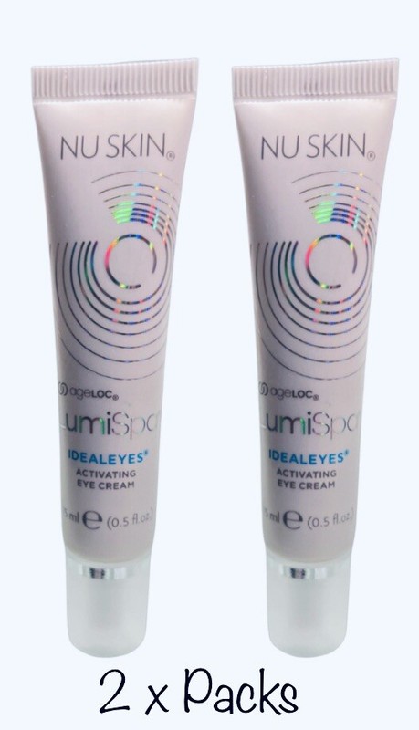 2 X Authentic Nu Skin ageLOC LumiSpa Accent IdealEyes (2 Tubes)