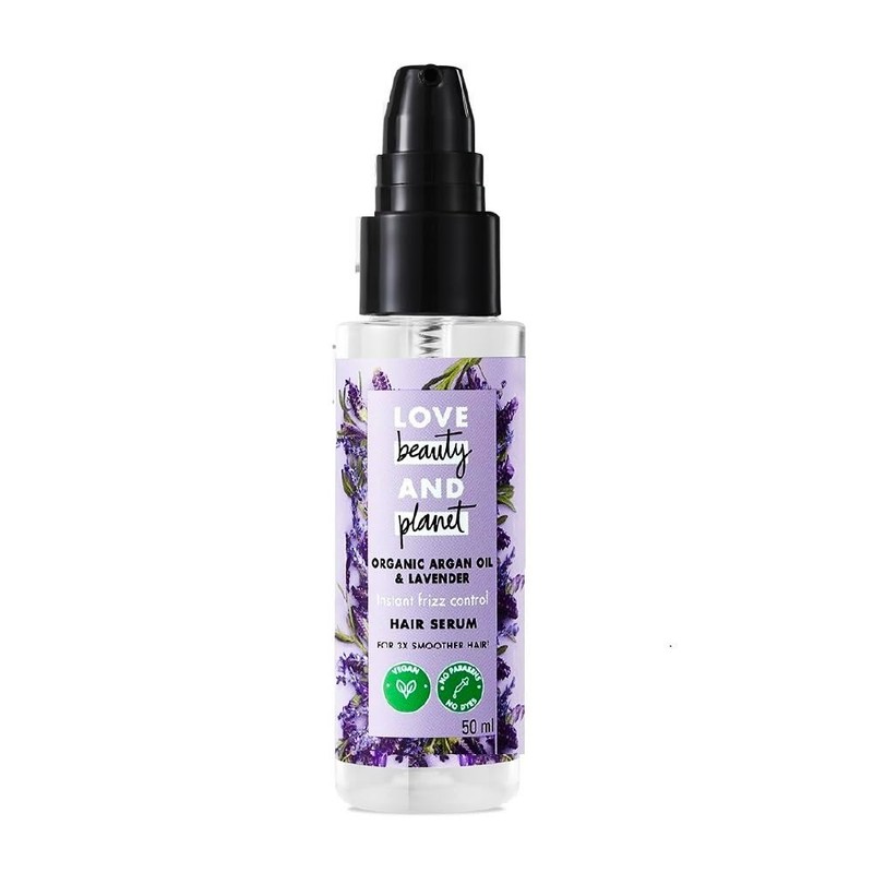 Love Beauty And Planet Organic Argan Oil & Lavender Paraben-Serum 50ml