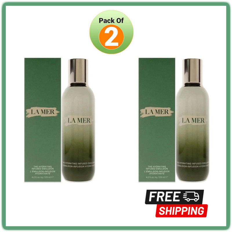 (2X) LA MER The Hydrating Infused Emulsion – 4.2fl. oz / 125ml – New