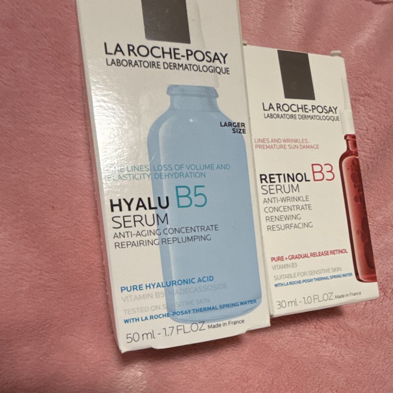La Roche-Posay Hyalu B5 Serum 50ml & Retinol B3 Serum 30ml Anti-Aging