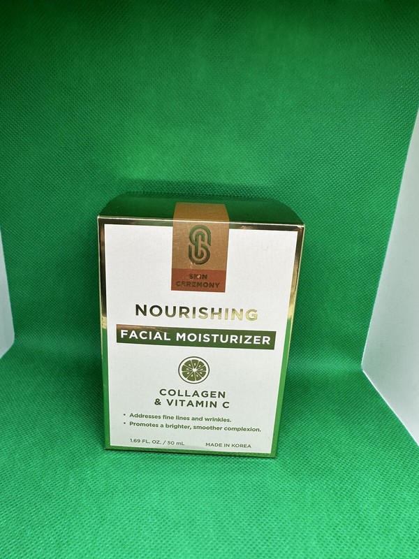 SKIN CEREMONY FACIAL MOISTURIZER COLLAGEN & VITAMIN C 1.69FLOZ