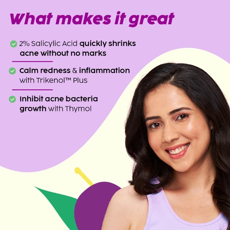 PLIX Jamun Corrector Gel |For Reduce Acne & Black Spots | Controls Oil - 15 g gallery