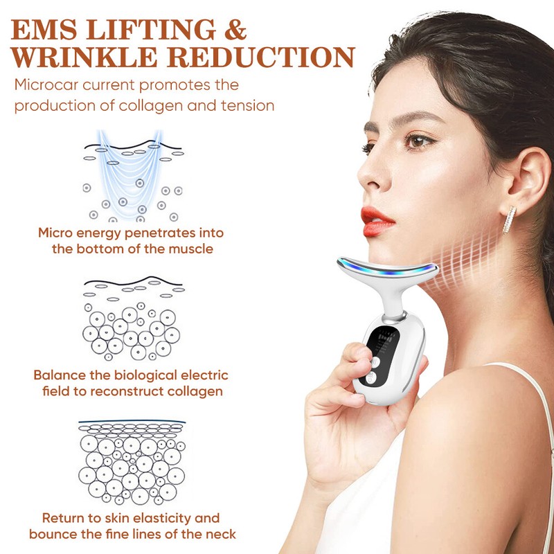 3 in 1 Multi-functional Portable Facial Massager for Face and Neck Skin Care NEW gallery