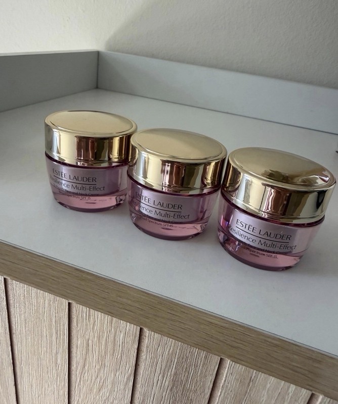 Estee Lauder Resilience Multi-Effect face neck Creme SPF 15, 0.5 oz/ 15ml*3