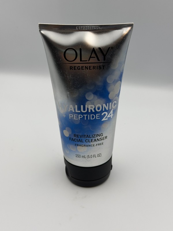 Olay Regenerist Hyaluronic + Peptide 24 Facial Cleanser Fragrance-Free 5oz gallery