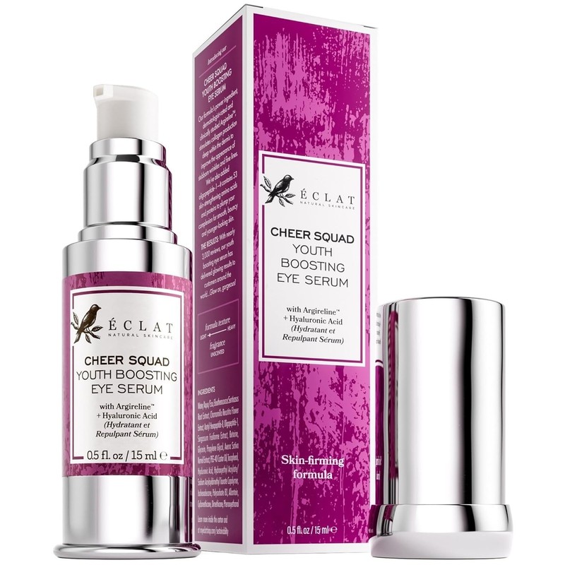 Eclat Skincare Eye Serum with Hyaluronic Acid – Hydrating Formula for Wrinkles,