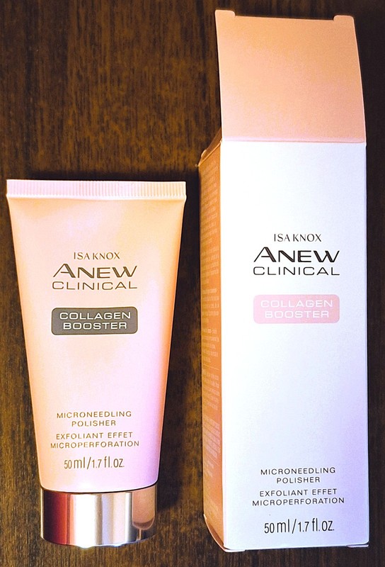 Avon Isa Knox Anew Clinical Collagen Booster Microneedling Polisher, 1.7 oz, New