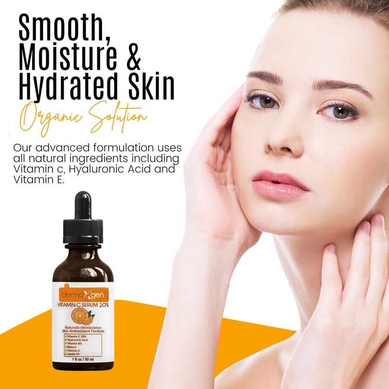 Dermaxgen® Pure Vitamin C 20% + E + Hyaluronic Acid Face Serum BEST Anti-Wrinkle gallery