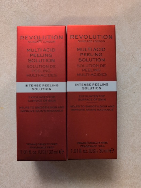 Lot of ( 2 ) Revolution Multi Acid Intense Peeling Solution 1.01 fl oz