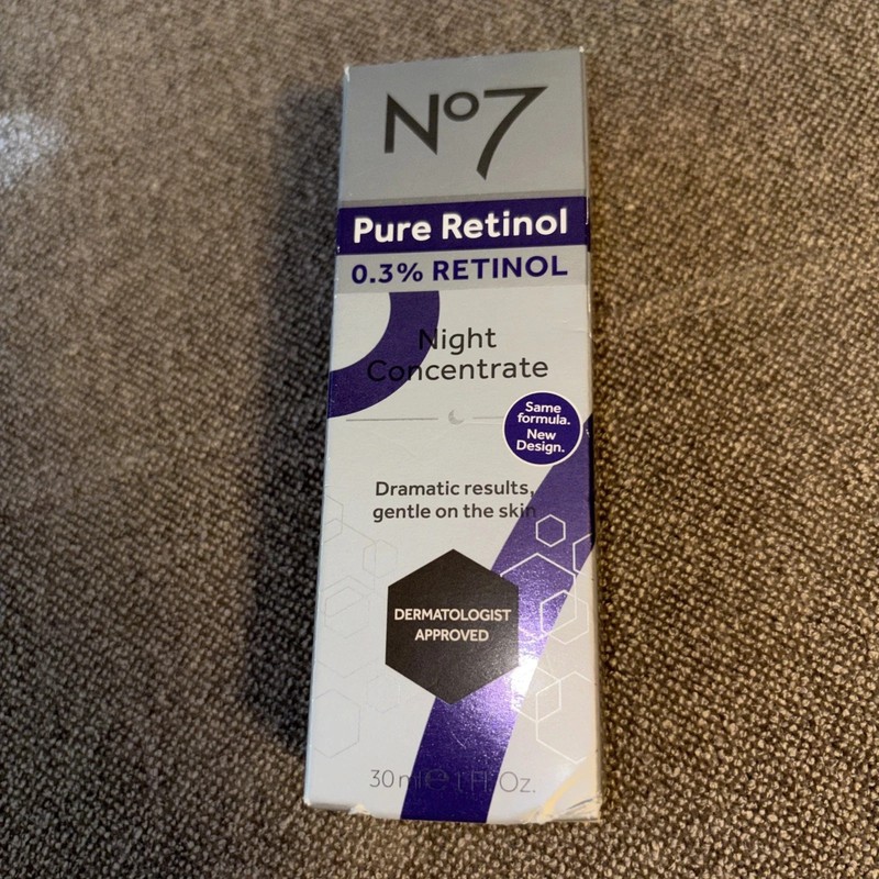 No7 Pure Retinol 0.3% Retinol Night Concentrate (30ml/1fl.oz) FREE SHIPPING