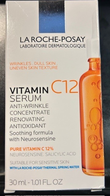 La Roche-Posay Pure Vitamin C12 Face Serum – 1oz. Anti Wrinkle. Anti Oxidant.