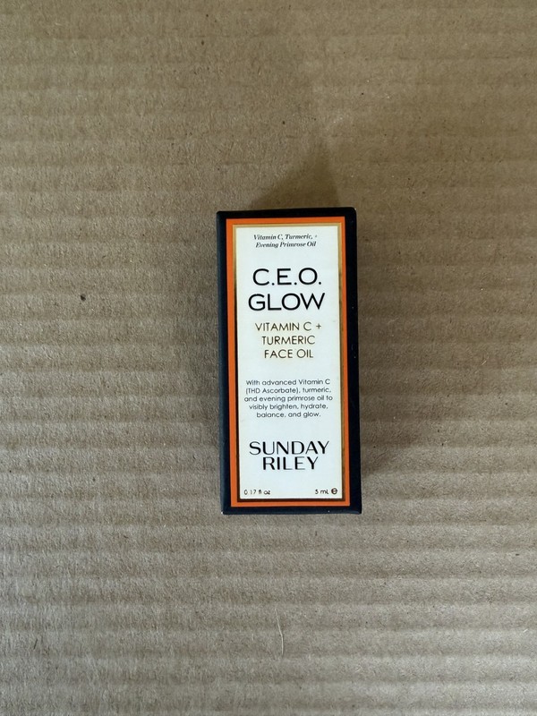 Sunday Riley CEO Glow Vitamin C + Turmeric Face Oil 5 ml 0.17 fl oz Travel Size