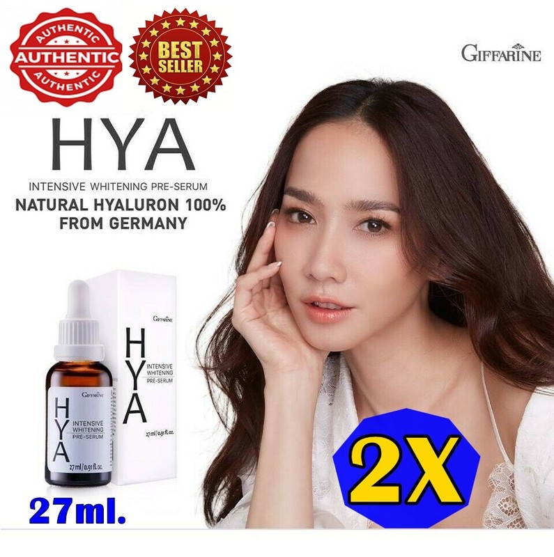 2X GIFFARINE HYA Pre-Serum Intensive Facial Natural Brightening Glow Skin 0.91oz